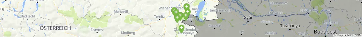 Kartenansicht für Apotheken-Notdienste in der Nähe von Rohrbach bei Mattersburg (Mattersburg, Burgenland)